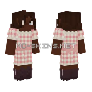Gingham Girl Minecraft skin