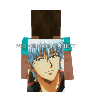Gintoki Sakata cape, outside and lining