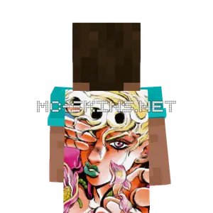 Giorno Giovanna cape, outside and lining