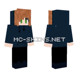 Girl In A Hoodie Minecraft skin