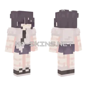 Girl In School Uniform Minecraft skin