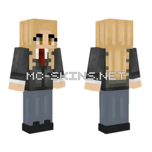 Girl In Suit Minecraft skin