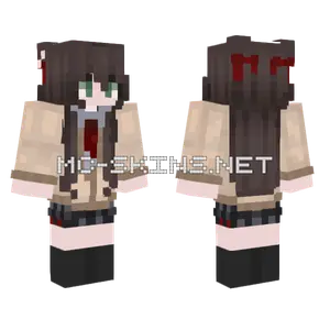 Girl School Uniform Minecraft skin