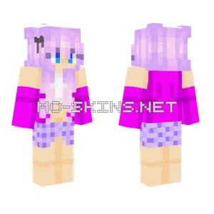 Girl With Gloves Day 23 Minecraft skin