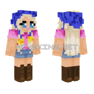 Girl With Hat Minecraft skin