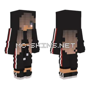 Girl With Hood Minecraft skin