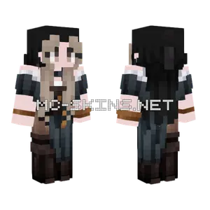 Girl With Horns Minecraft skin