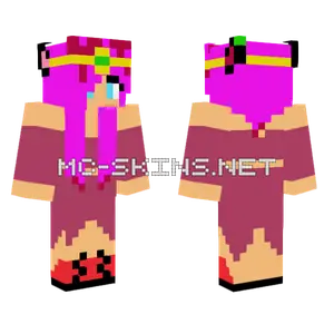 Girl Wolf 1 Minecraft skin