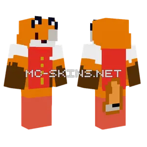 Gizzo The Fox Minecraft skin