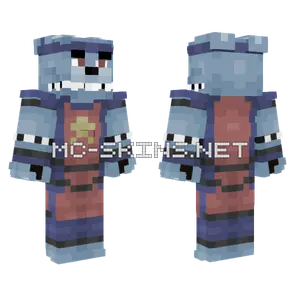 Glamrock Bonnie Minecraft skin