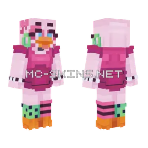 Glamrock Chica Minecraft skin