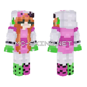 Glamrock Chica Fan Girl Minecraft skin