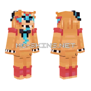 Glamrock Freddy Minecraft skin