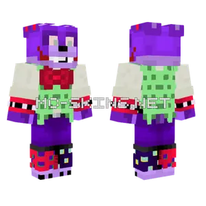 Glamrock Joker Minecraft skin