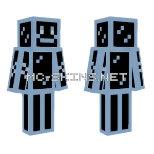 Glass Guy Minecraft skin