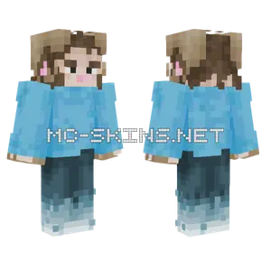 Glatt Blue Outfit Minecraft skin