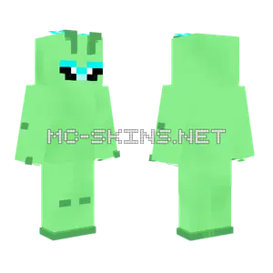 Gleep Gleep Alien Minecraft skin