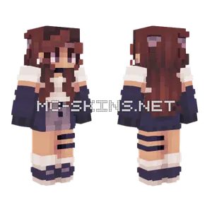 Glitch Girl Skin Minecraft skin