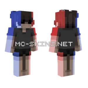 Glitch Kid Special Effects Minecraft skin