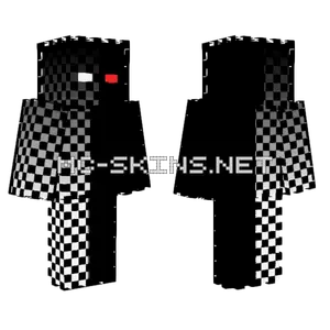 Glitched Corrupted Null Remake Minecraft skin