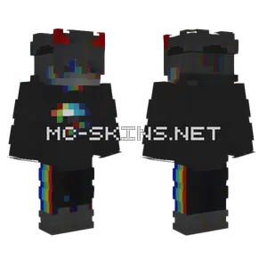Glitched Devil Minecraft skin
