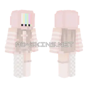 Glitched Girl Minecraft skin