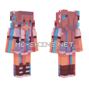 Glitching Through Time Minecraft skin