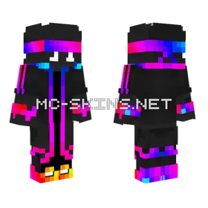 Symmetric Neon Glitch