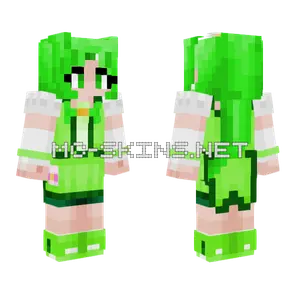 Glitter Spring Cure March Minecraft skin