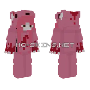 Gloomy Bear Girl 3 Minecraft skin