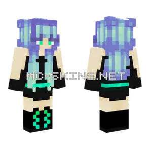 Glowing New OC Minecraft skin