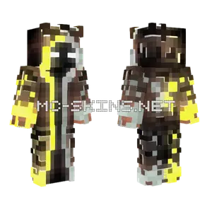 Glowing Sun And Moon Mage Minecraft skin