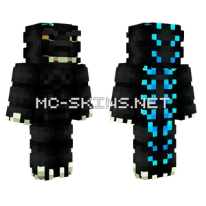 Godzilla W Charged Spikes Minecraft skin