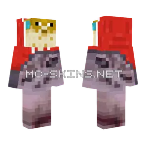 Gog Pufferfish Kid Minecraft skin
