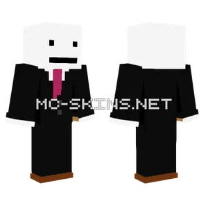 Goheto Black Suit Minecraft skin