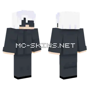 Gojo Mask Ver Minecraft skin