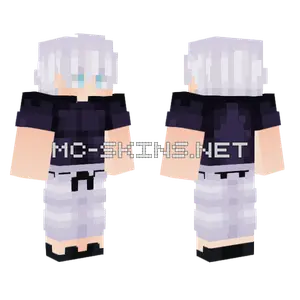 Gojo Satoru Jujutsu Kaisen Minecraft skin