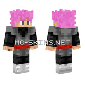 Goku Black Super Saiyan Rose Minecraft skin