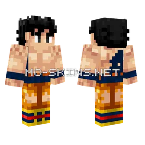Goku Minecraft skin