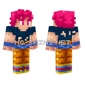 Goku God Minecraft skin