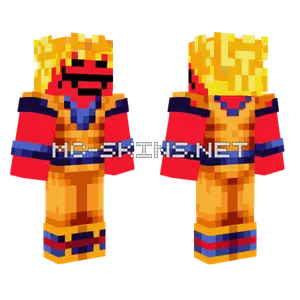 Goku Nubert From Deltarune Minecraft skin