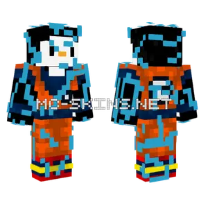 Goku Penguin Minecraft skin