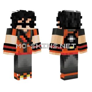 Goku Pokemon Trainer Minecraft skin