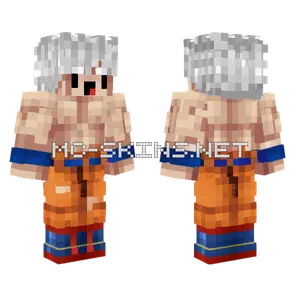 Goku Ultrainstinto Noob Minecraft skin