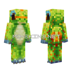 Gold Dust Day Gecko Minecraft skin
