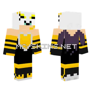 Gold Style Rouge Minecraft skin