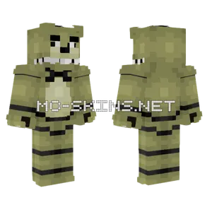 Golden Freddy Minecraft skin