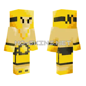 Golden Gloves Minecraft skin