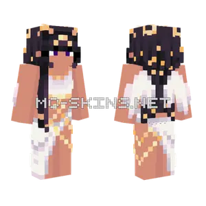 Golden Goddess Minecraft skin