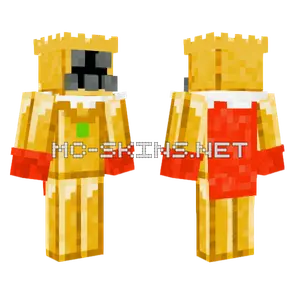 Golden Hazmat VIP Minecraft skin